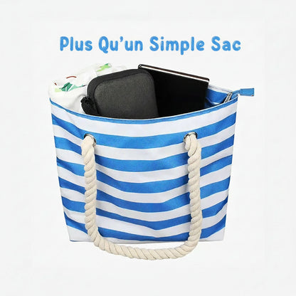 Sac de Plage Isotherme “Apéro Secret” - Sac Fraîcheur Été avec Distributeur