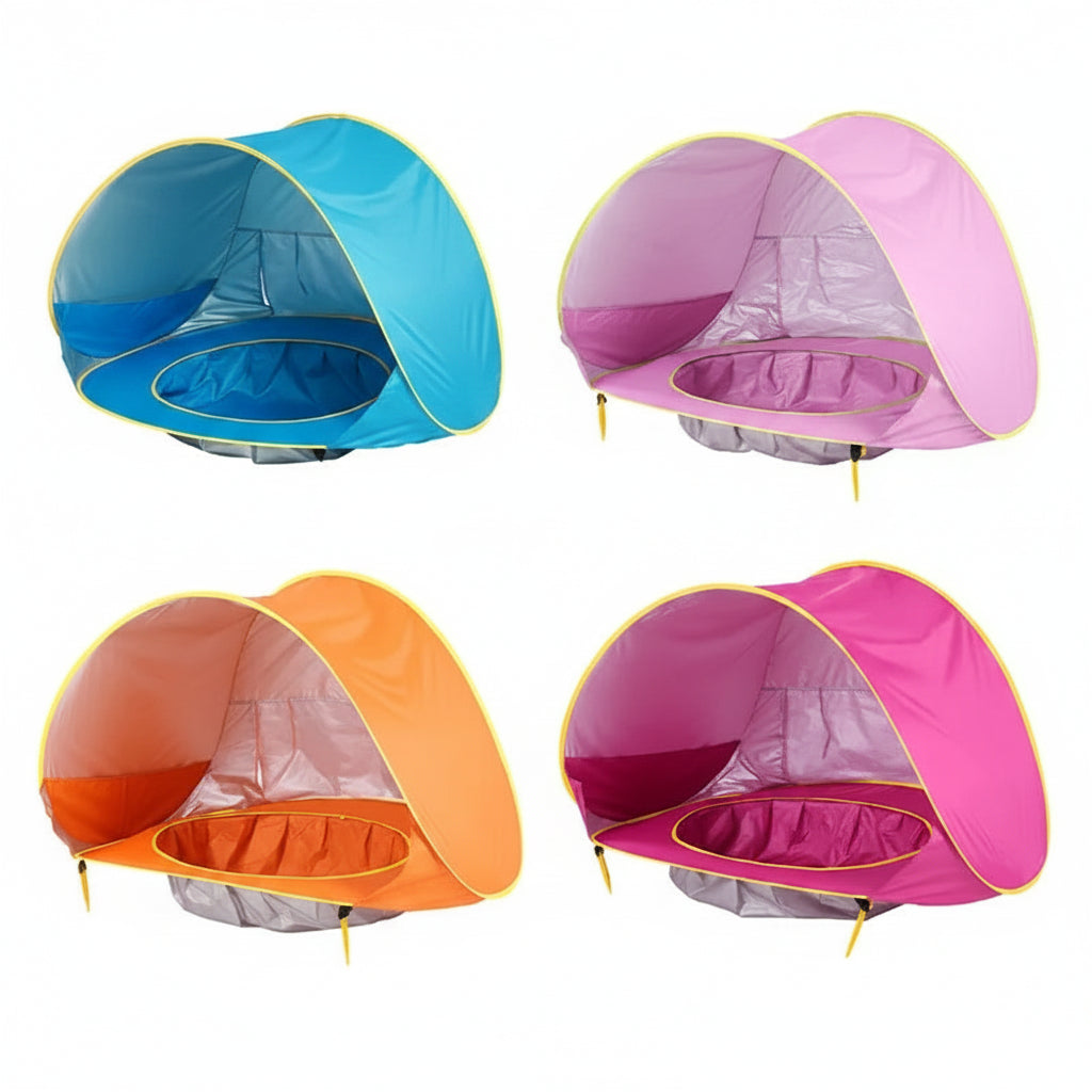 Tente plage Bébé Anti-UV avec Piscine