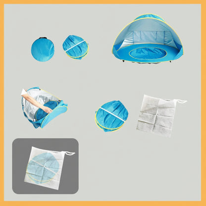 Tente plage Bébé Anti-UV avec Piscine