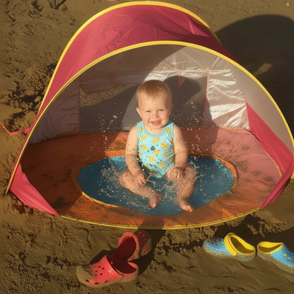 Tente plage Bébé Anti-UV avec Piscine