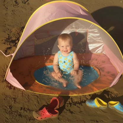 Tente plage Bébé Anti-UV avec Piscine